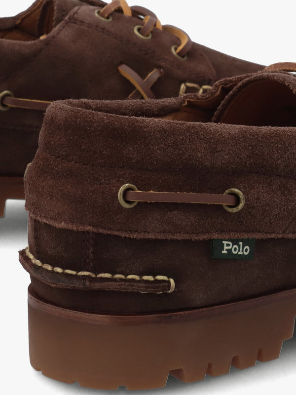 Men’s Ranger Dark Brown Suede Boat Shoes