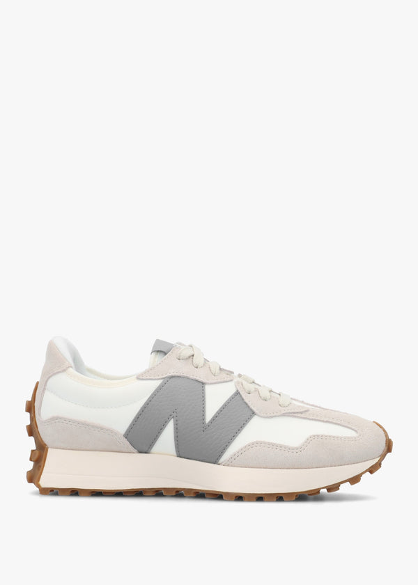 Women’s 327 Grey Leather & Suede Trainers