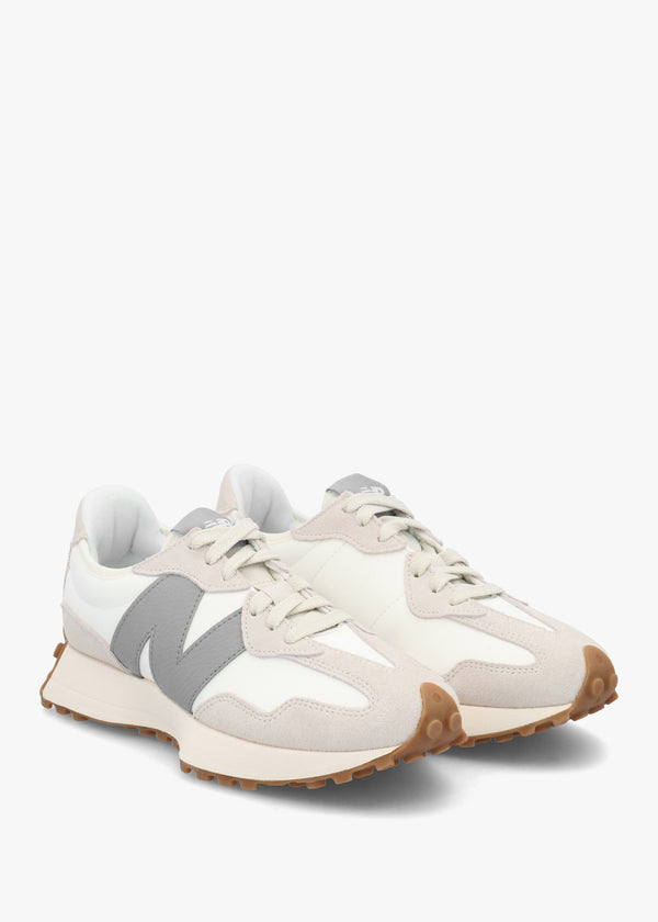 Women’s 327 Grey Leather & Suede Trainers