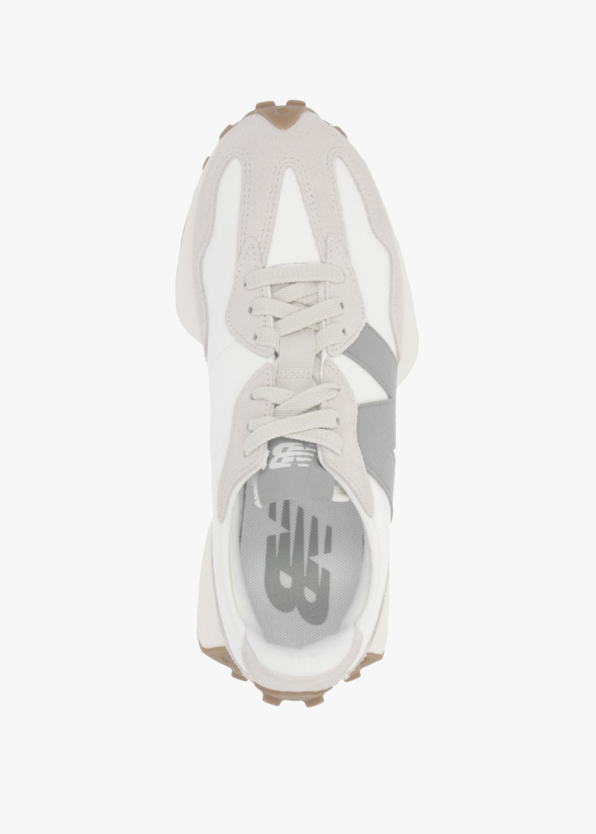 Women’s 327 Grey Leather & Suede Trainers