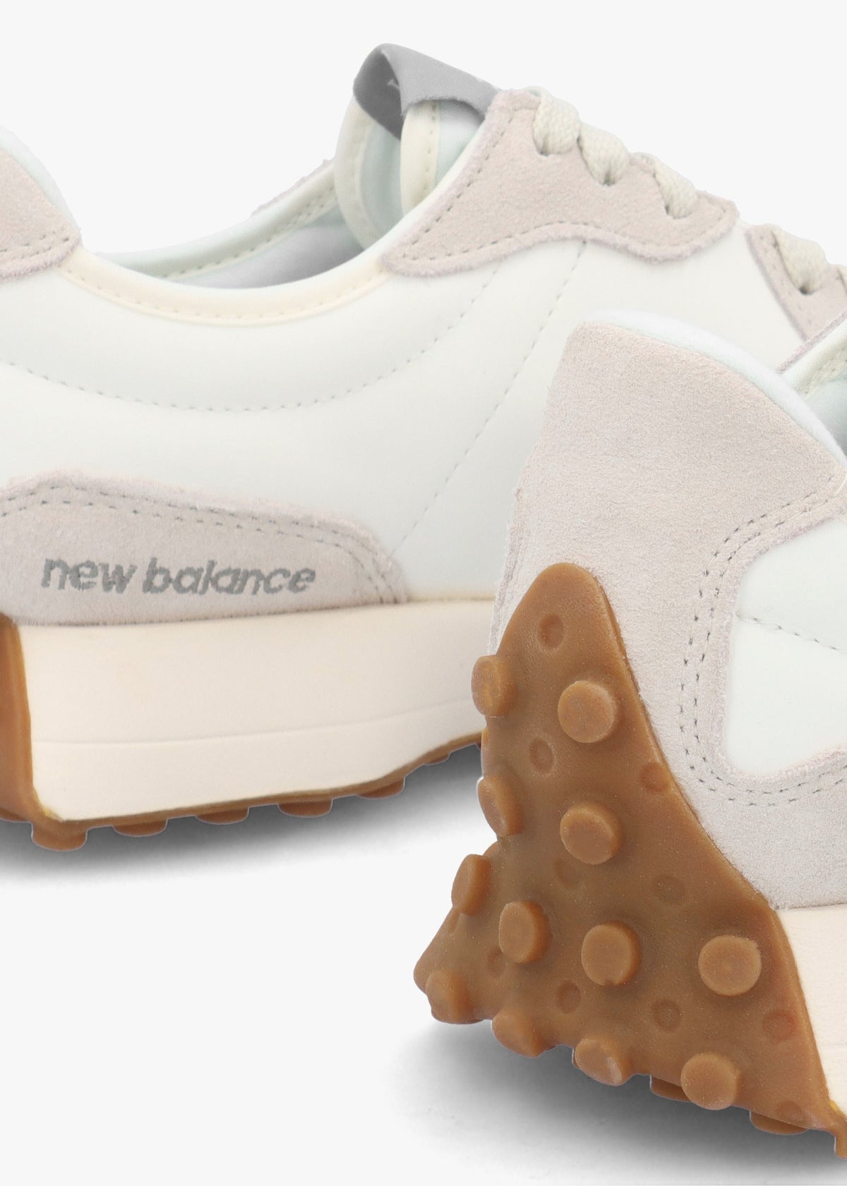 Women’s 327 Grey Leather & Suede Trainers