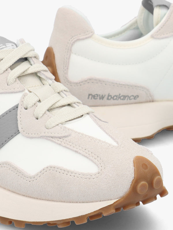 Women’s 327 Grey Leather & Suede Trainers