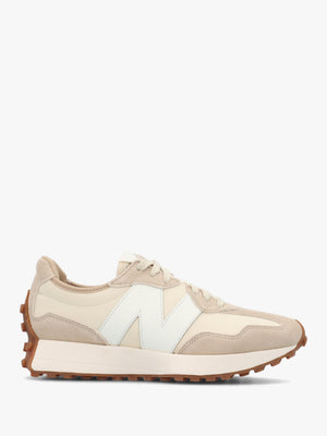 Women’s 327 Beige Leather & Suede Trainers