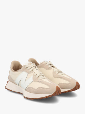 Women’s 327 Beige Leather & Suede Trainers