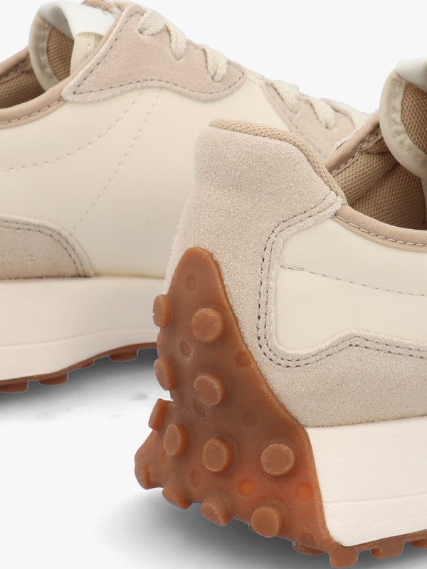 Women’s 327 Beige Leather & Suede Trainers