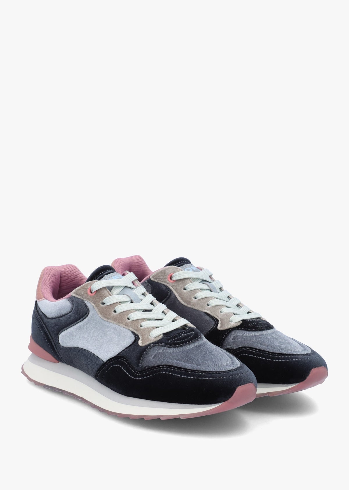 Women's City Sapphire Multicoloured Velvet Trainers
