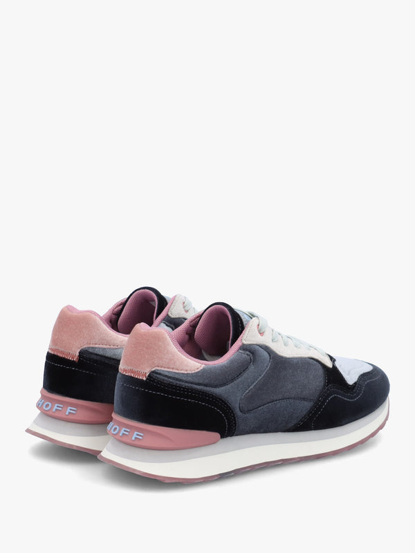 Women's City Sapphire Multicoloured Velvet Trainers