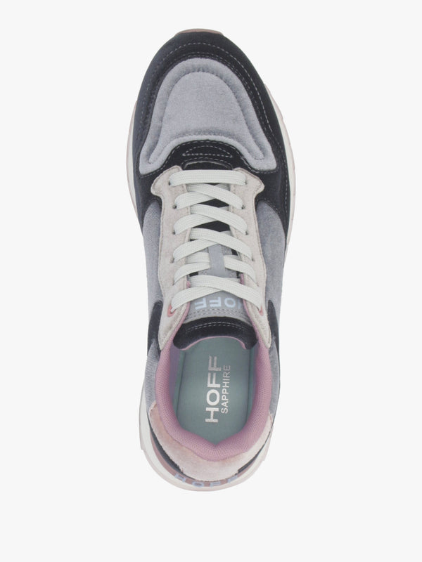Women's City Sapphire Multicoloured Velvet Trainers