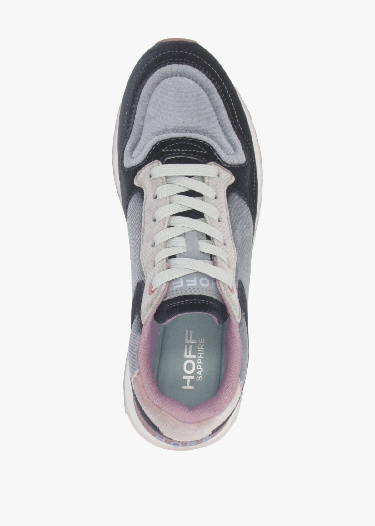 Women's City Sapphire Multicoloured Velvet Trainers