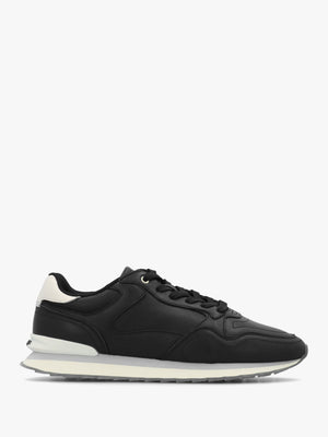 Men's City Chicago Black Leather Trainers