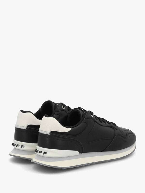 Men's City Chicago Black Leather Trainers