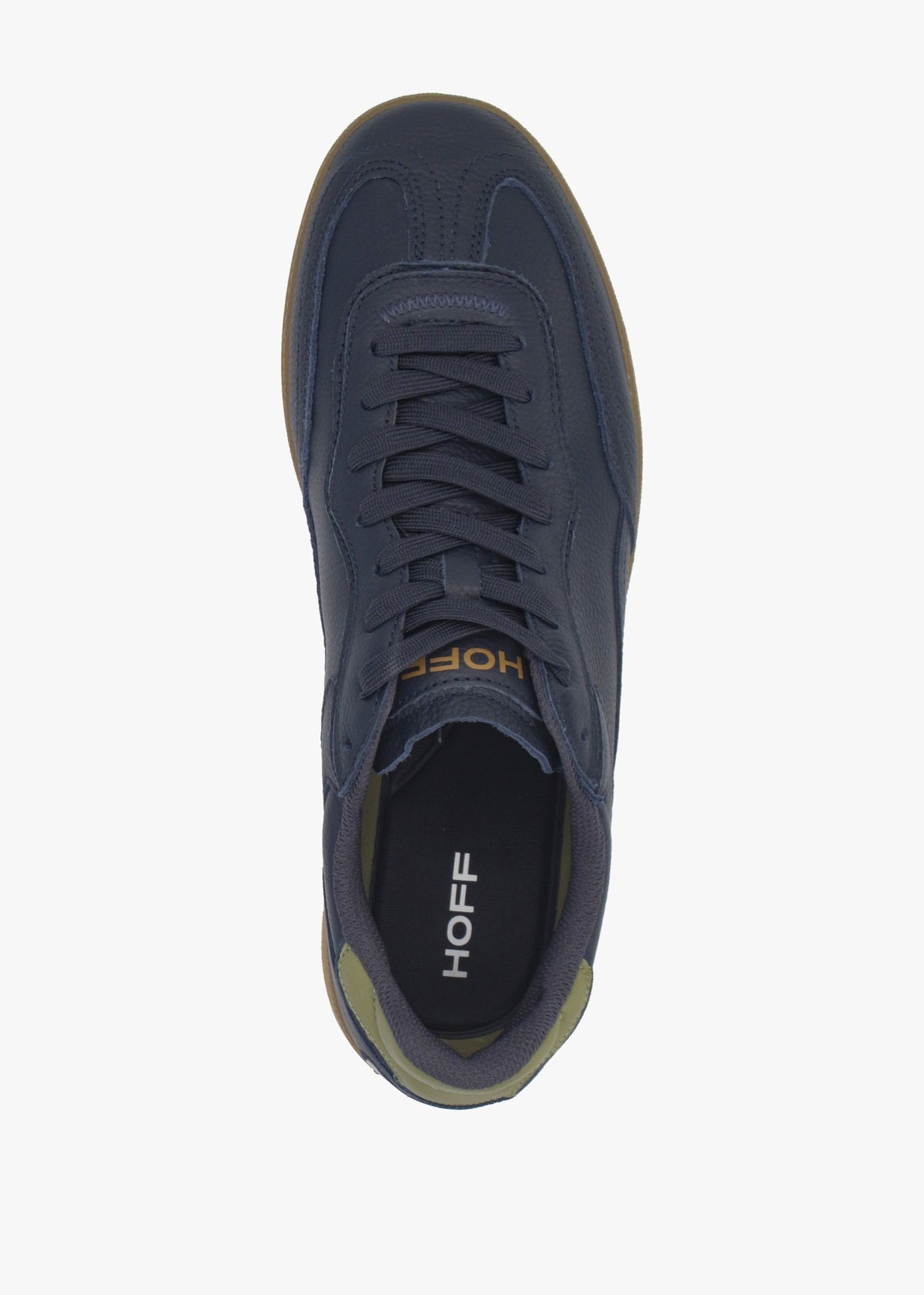 Men's Park Navy Blue Leather Trainers