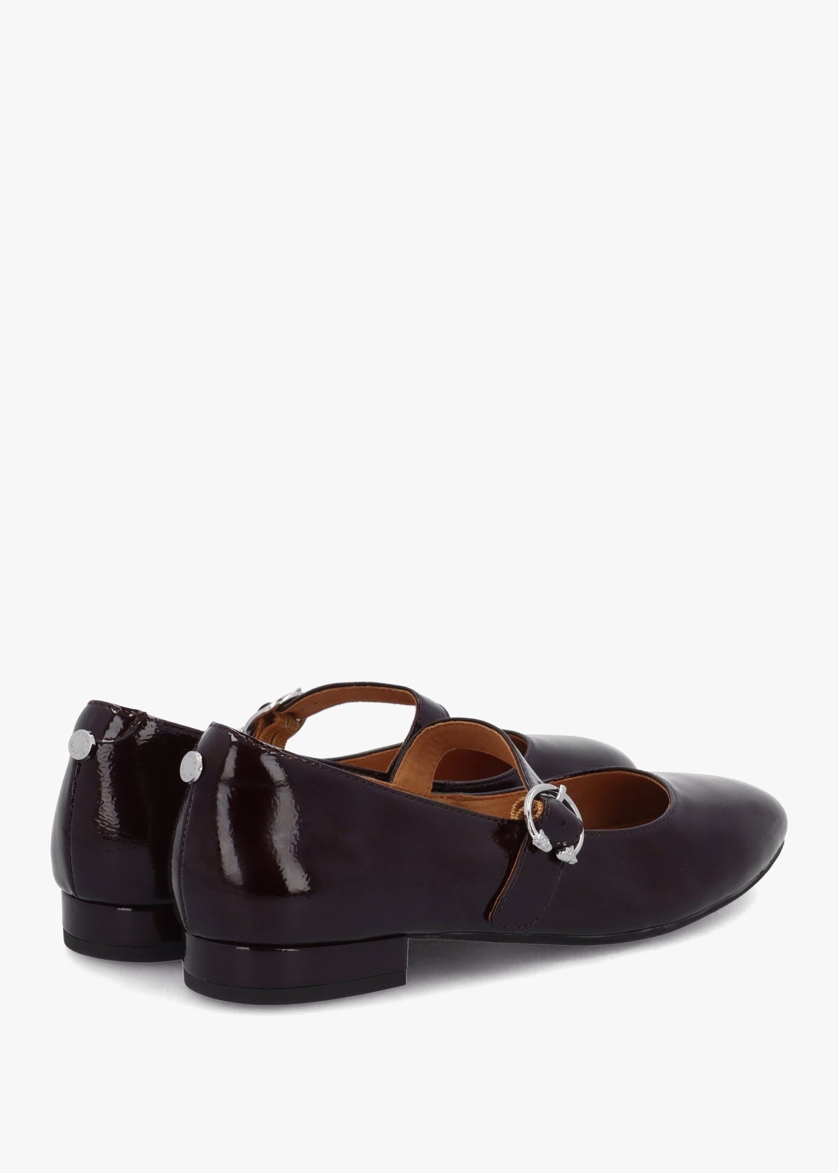 Firuta Burgundy Patent Leather Mary Jane Pumps