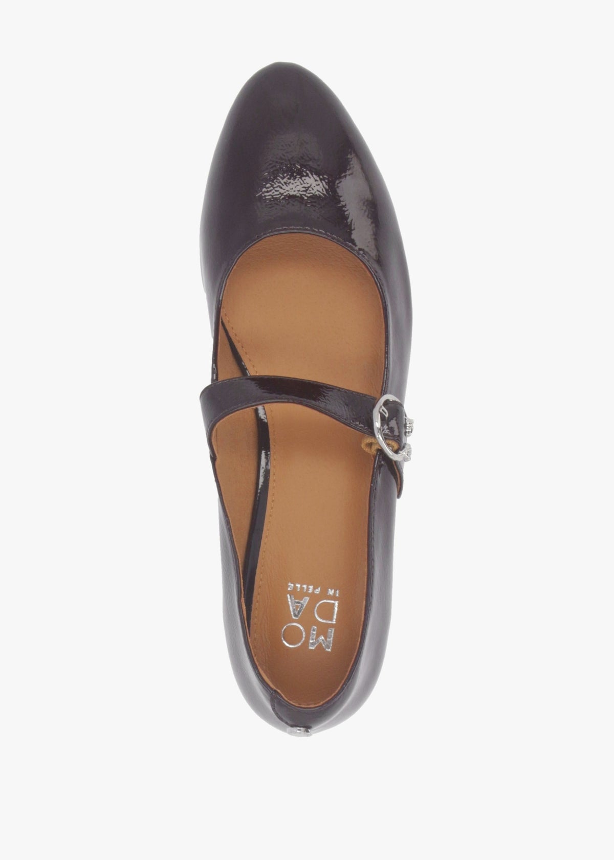 Firuta Burgundy Patent Leather Mary Jane Pumps