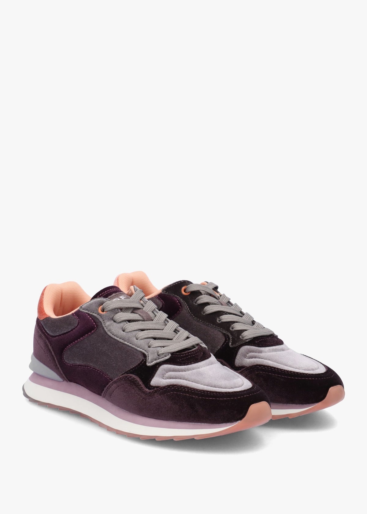 Women's City Amethist Multicoloured Velvet Trainers