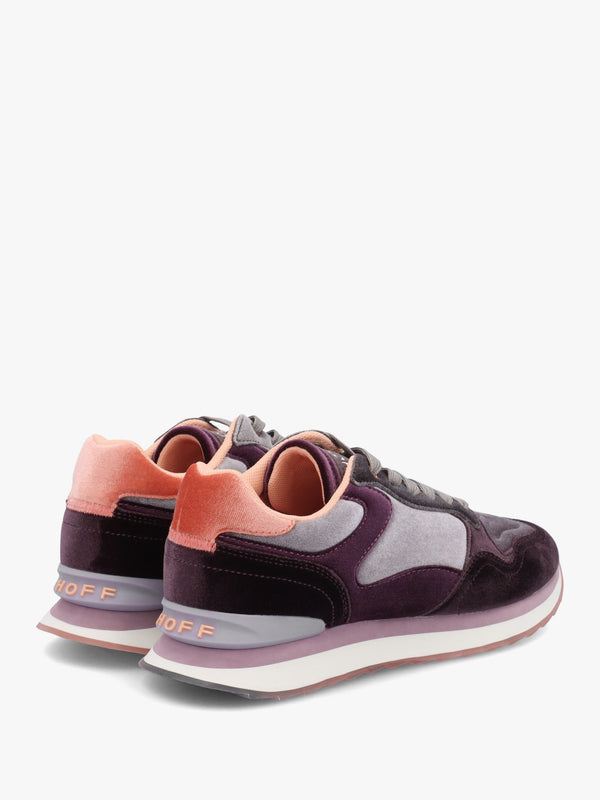 Women's City Amethist Multicoloured Velvet Trainers