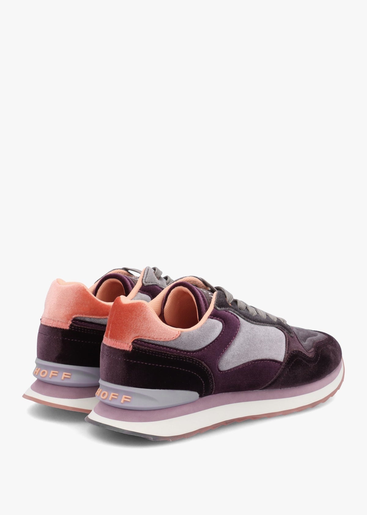 Women's City Amethist Multicoloured Velvet Trainers