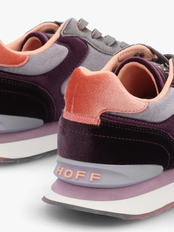 Women's City Amethist Multicoloured Velvet Trainers