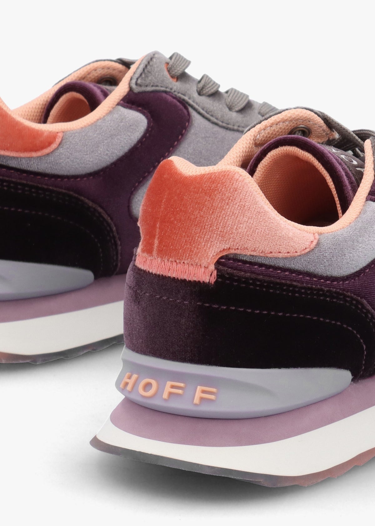 Women's City Amethist Multicoloured Velvet Trainers