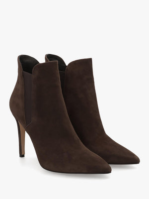 Adril Brown Suede Ankle Boots