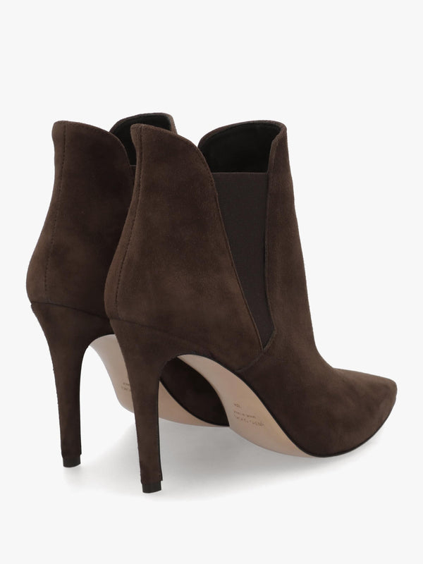 Adril Brown Suede Ankle Boots