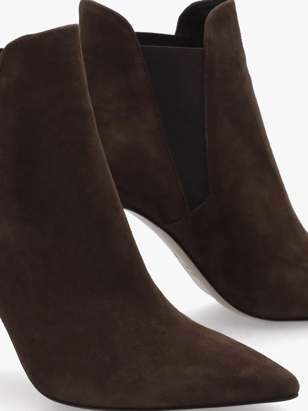 Adril Brown Suede Ankle Boots