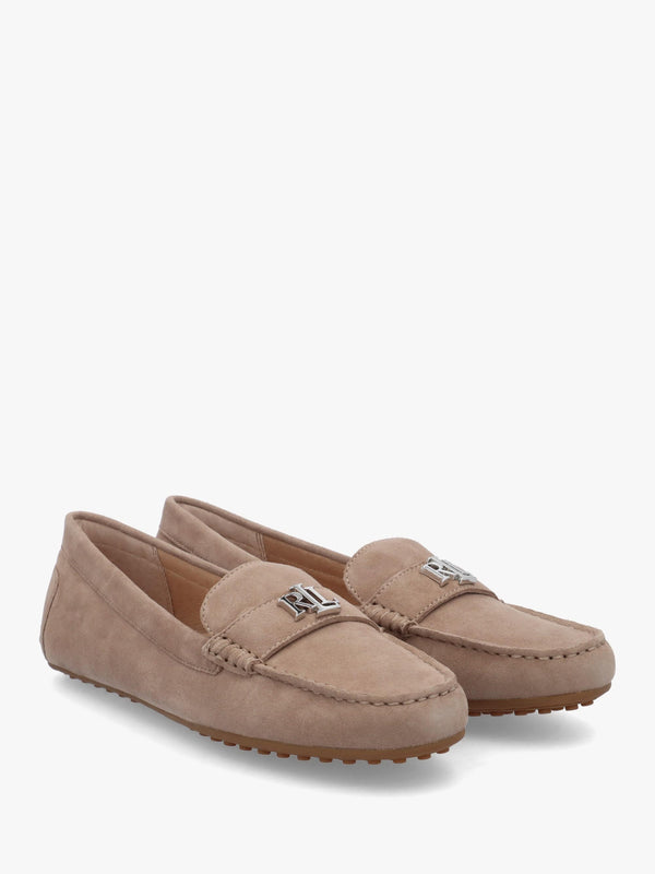 Barnsbury Taupe Suede Loafers