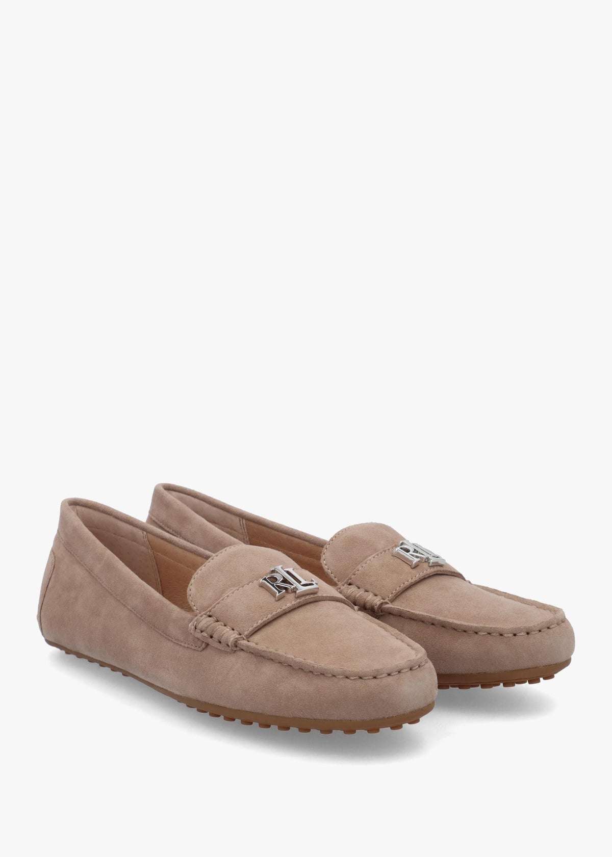 Barnsbury Taupe Suede Loafers
