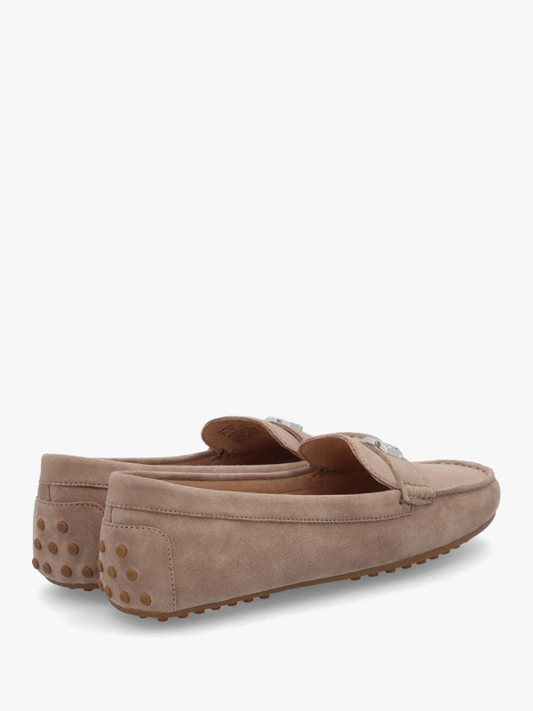 Barnsbury Taupe Suede Loafers