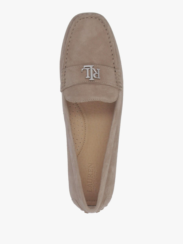 Barnsbury Taupe Suede Loafers