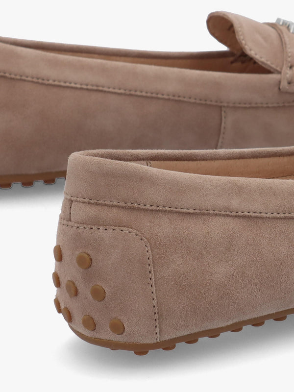 Barnsbury Taupe Suede Loafers