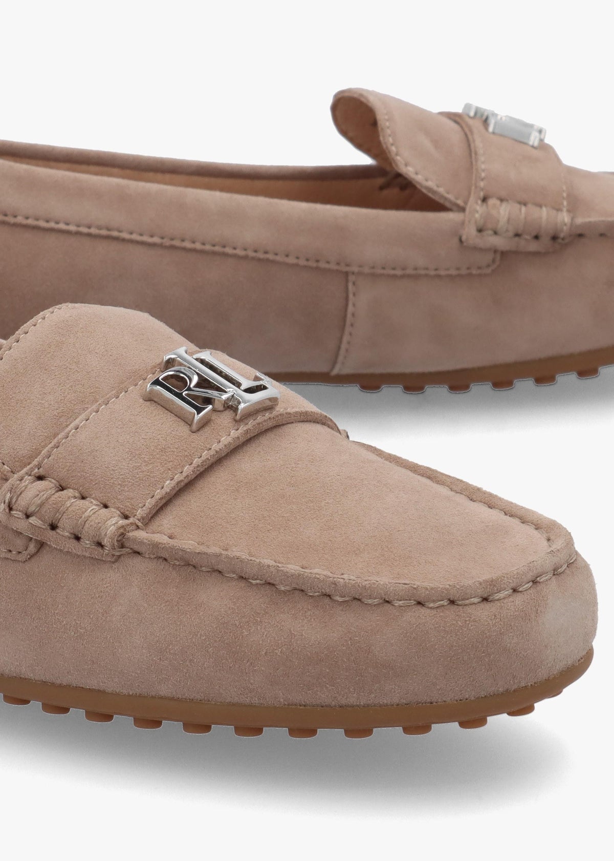 Barnsbury Taupe Suede Loafers