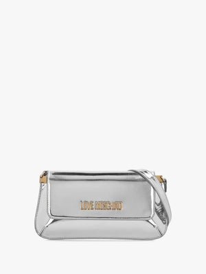 Smart Mirror Argento Evening Shoulder Bag