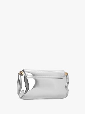 Smart Mirror Argento Evening Shoulder Bag
