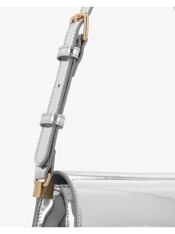 Smart Mirror Argento Evening Shoulder Bag