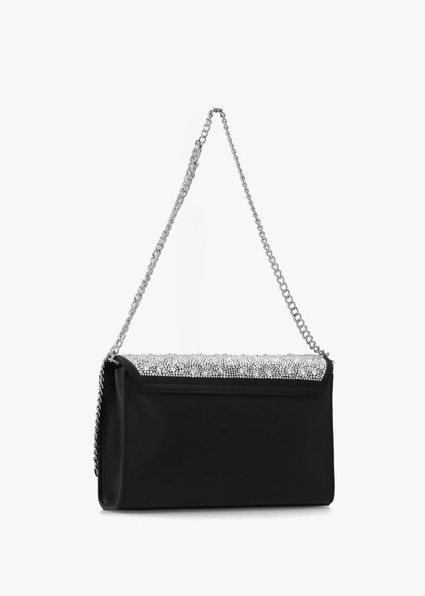 Glimmer Nero Embellished Evening Bag