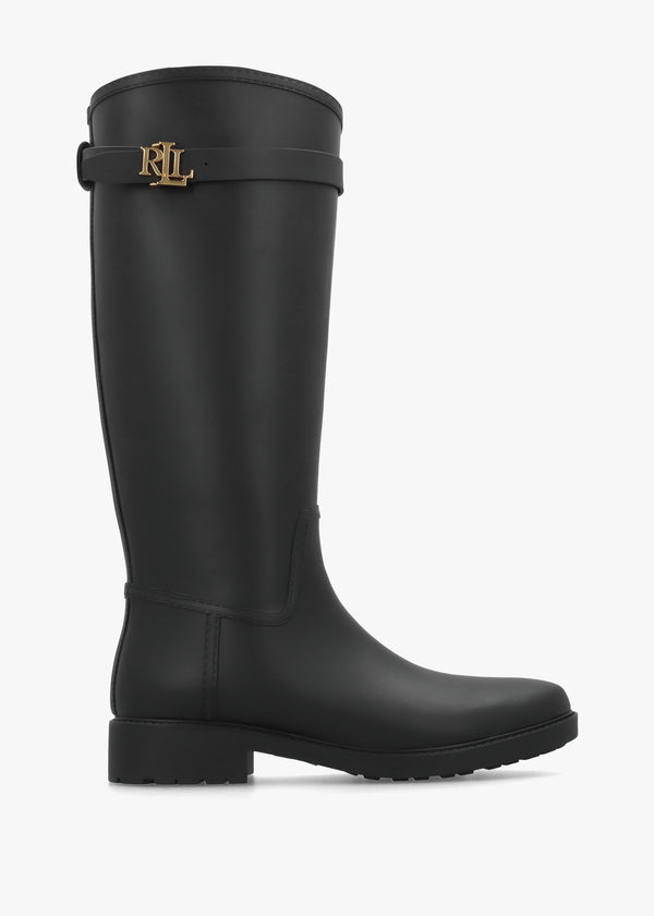 Portiah Tall Black Wellington Boots