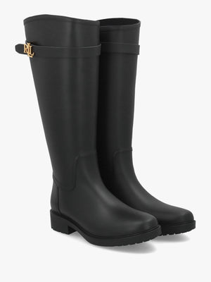 Portiah Tall Black Wellington Boots