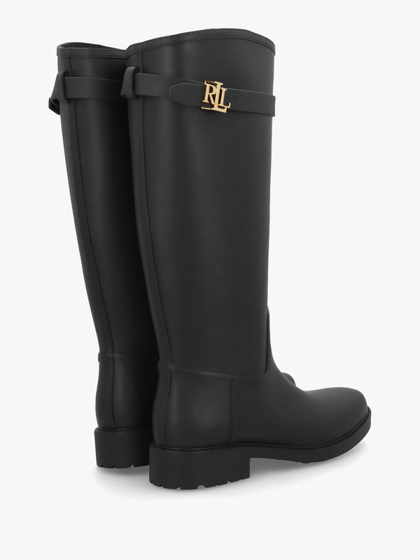 Portiah Tall Black Wellington Boots