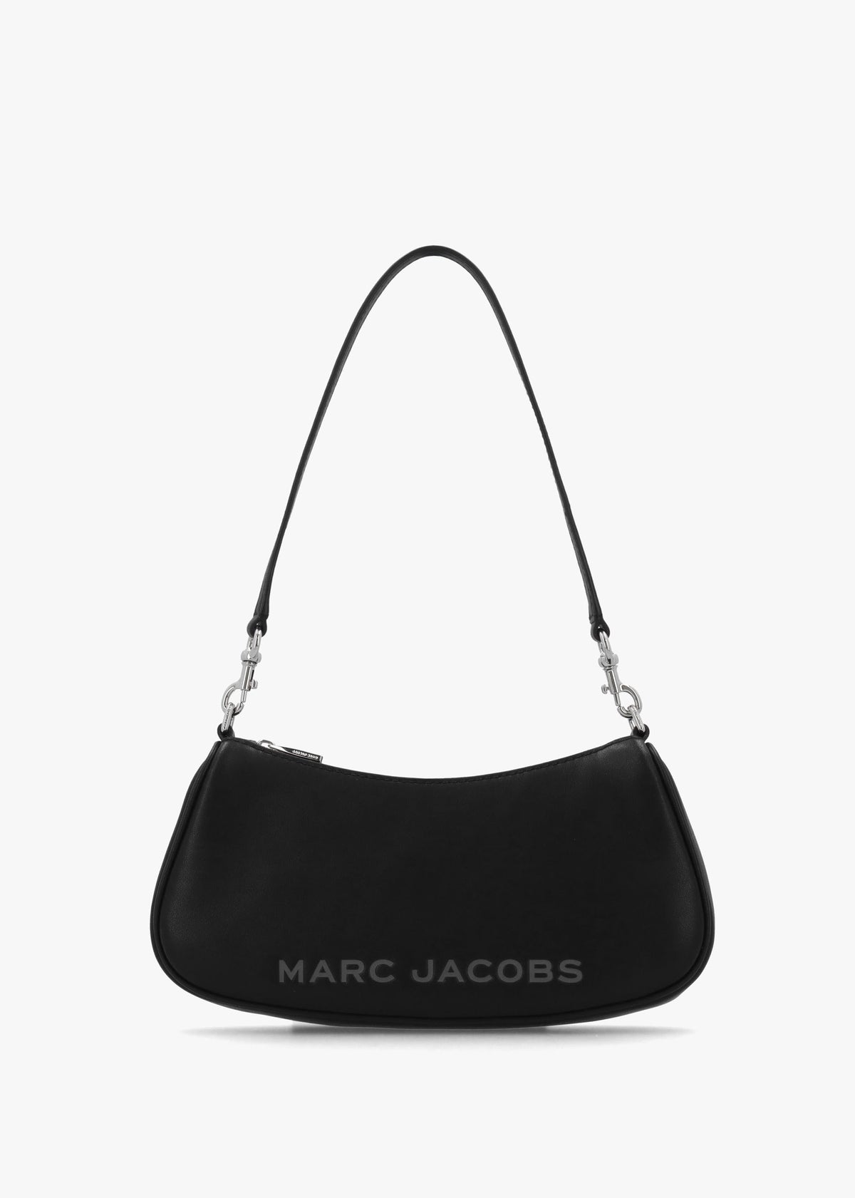 The Star Charm Black Leather Shoulder Bag