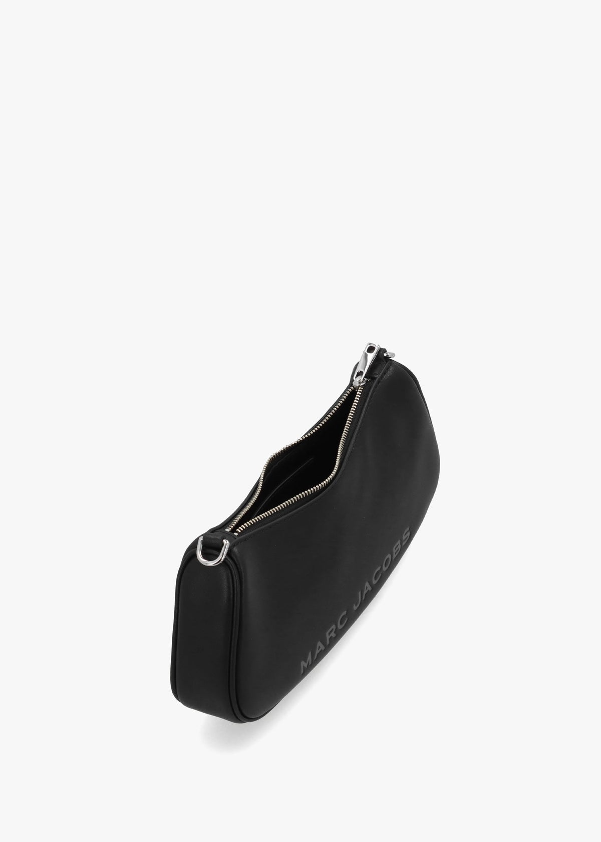 The Star Charm Black Leather Shoulder Bag