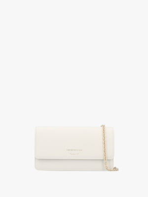 Mini Latte Tumbled Leather Cross-Body Bag