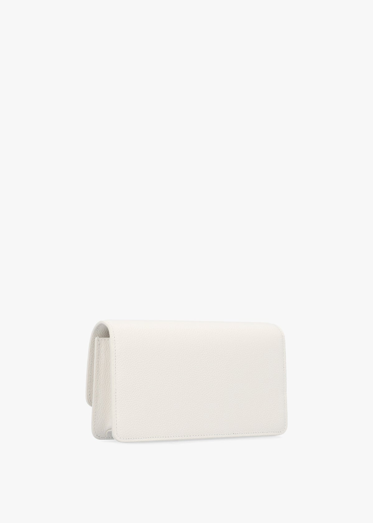 Mini Latte Tumbled Leather Cross-Body Bag