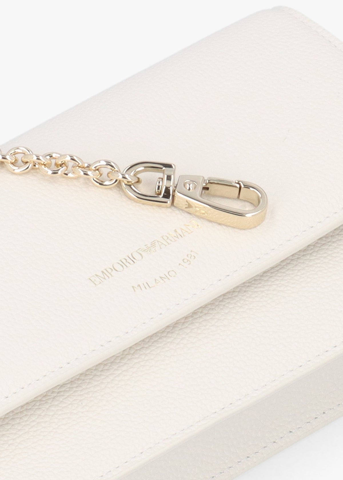 Mini Latte Tumbled Leather Cross-Body Bag