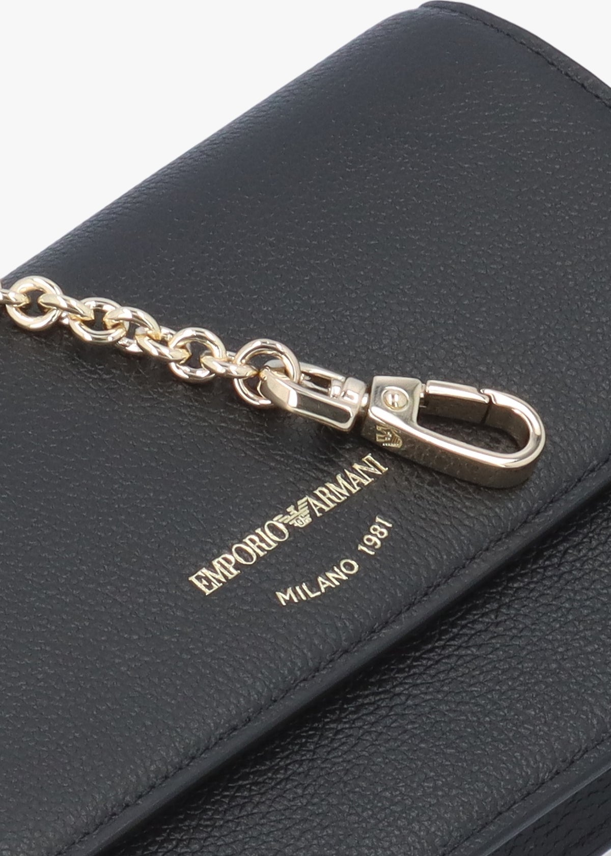 Mini Nero Tumbled Leather Cross-Body Bag