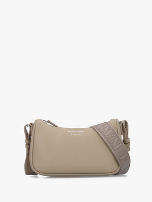 Lilly II Creta Moka Grained Baguette Bag