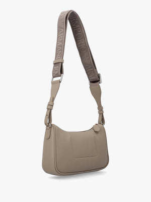 Lilly II Creta Moka Grained Baguette Bag