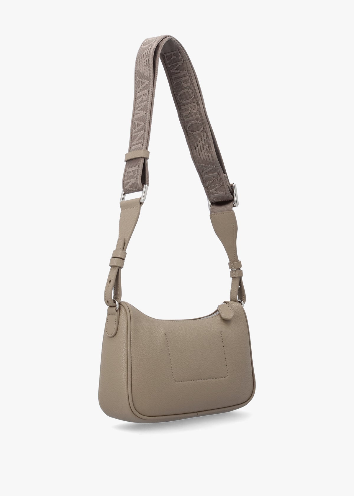 Lilly II Creta Moka Grained Baguette Bag