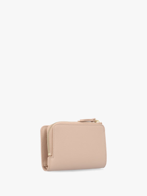 Bifold Nudo Tumbled Leather Zip Around Wallet