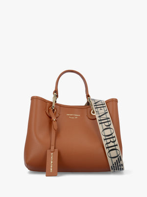 Myea Cuoio Rosso Shopper Bag With Pouch